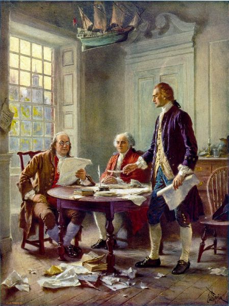 writing the declaration of independence 1776